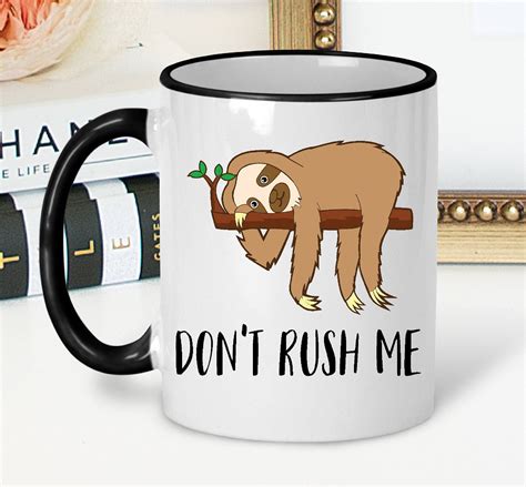 red sloth mug